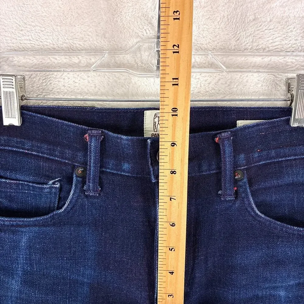 Hiroshi Kato Jeans Men 29x31 Indigo Raw Selvedge The Pen Slim 4-Way Stretch USA